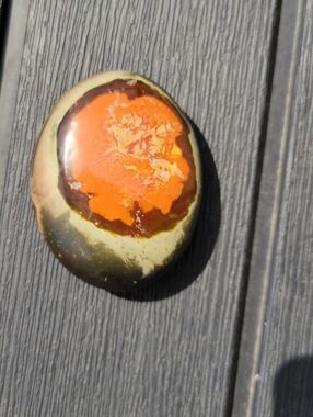 Polychrome Crystal Palm Stone